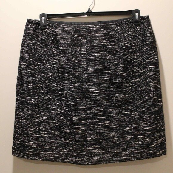 Talbots Black and White Skirt - Sz 18 - Picture 3 of 5